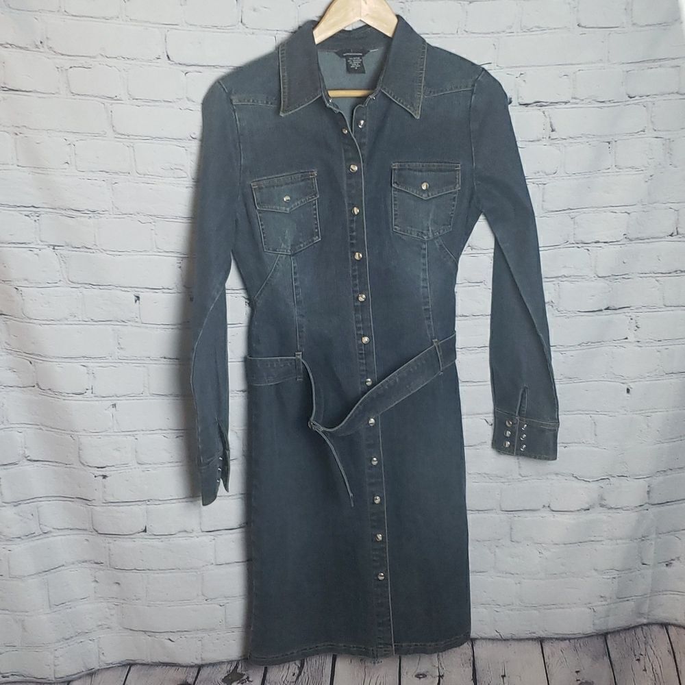 Moda International Long Jean Dress/Jacket‎